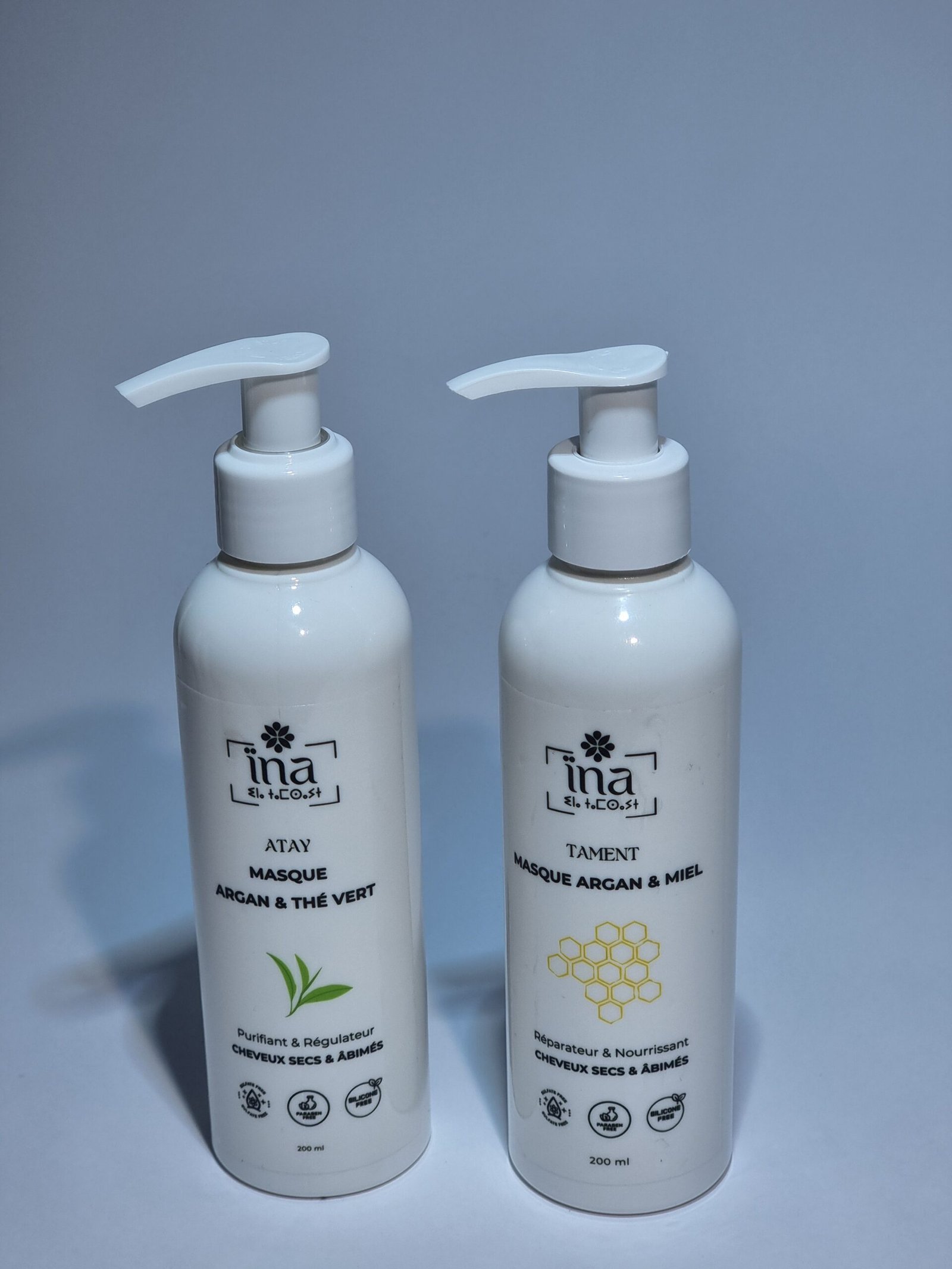 Masque Cheveux à l'huile d'Argan et à l'extrait de Thé vert -